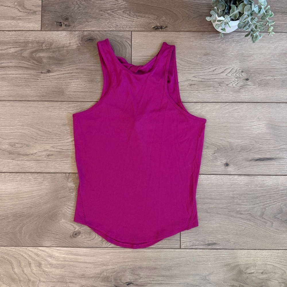 Lululemon Modal Silk Twist-Back Yoga Tank Top Size 4 - Picture 3 of 6